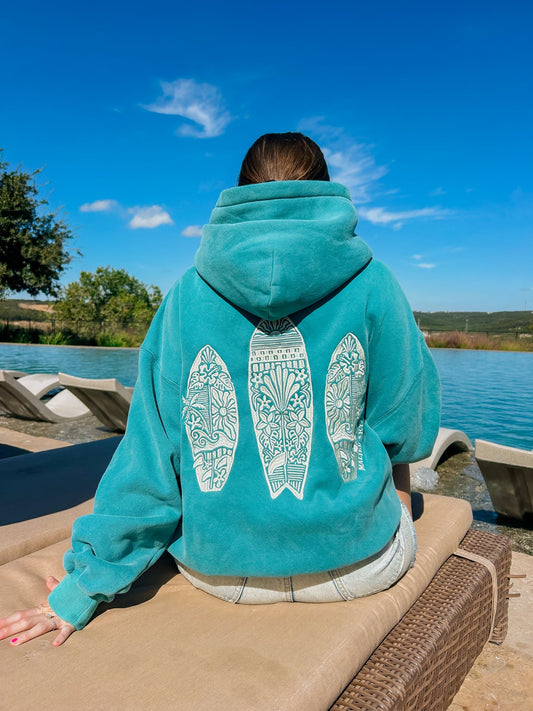 Blue Sunny S Hoodie